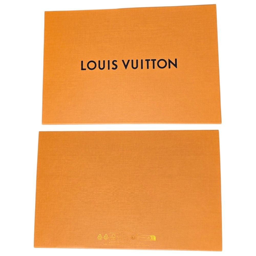 Authentic Louis Vuitton Luxury Orange Blue Empty Box 10.75"x 7.25"x3.125"  & Bag - Picture 2 of 15